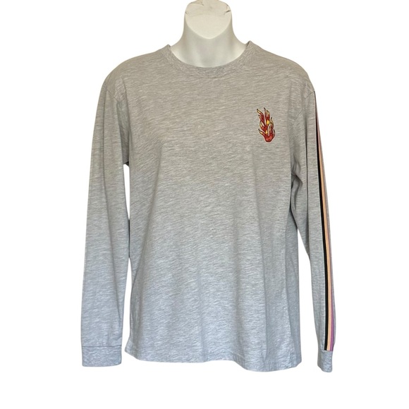 Teddy Fresh Flame Long Sleeve Shirt Size Small - Picture 1 of 6